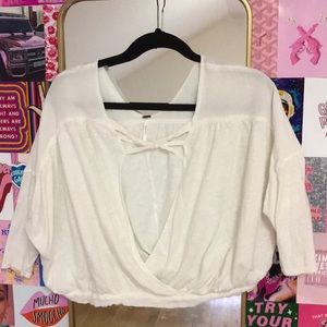 Free People Surplice top xs